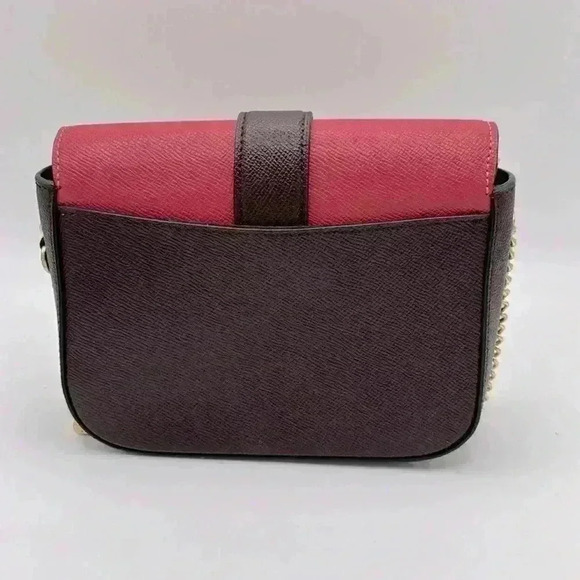 Coach Gemma Crossbody Bag In Colorblock With Butterfly Buckle EUC - Picture 11 of 14